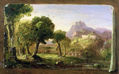 Studie für Traum von Arkadien, 1838 von Thomas Cole